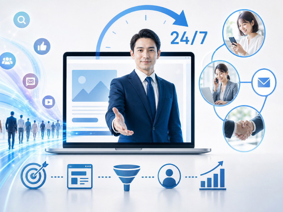 24時間365日、あなたの代わりに休まず問い合わせを獲得し続ける優秀な「Web上の営業マン」を育て上げます。| リードクリエーション株式会社